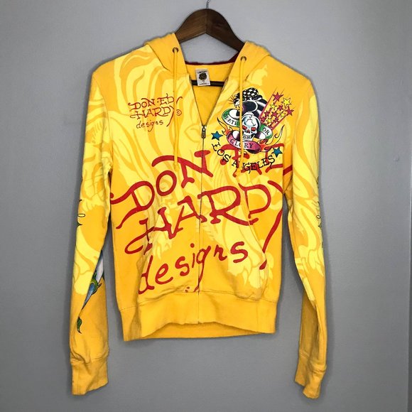 Ed Hardy Tops - Christian Audigier Ed Hardy Streetwear Hoodie